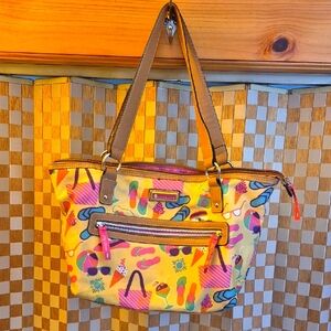 Lily Bloom Colorful Beach-Themed Bag